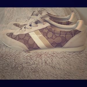 I’m selling beautiful ivory color coach sneakers.